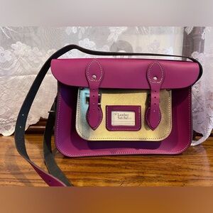 12.5 Inch Leather Satchel Bag